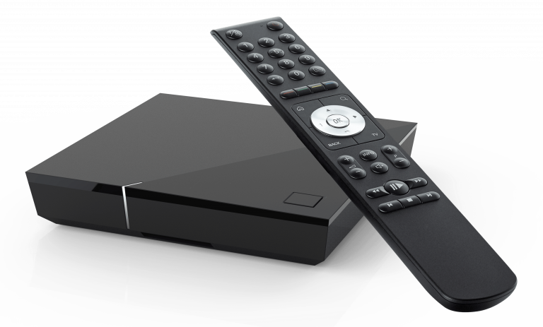 Set-Top-Box und Fernbedienung