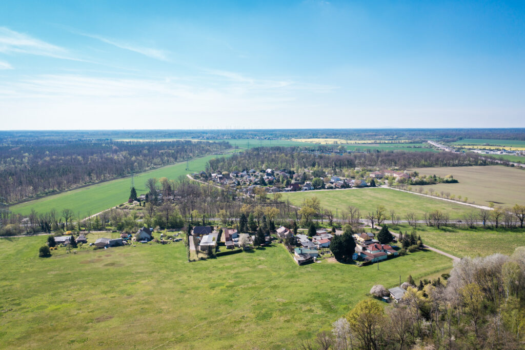 Luftaufnahme Dessau Wohngebiet Adria